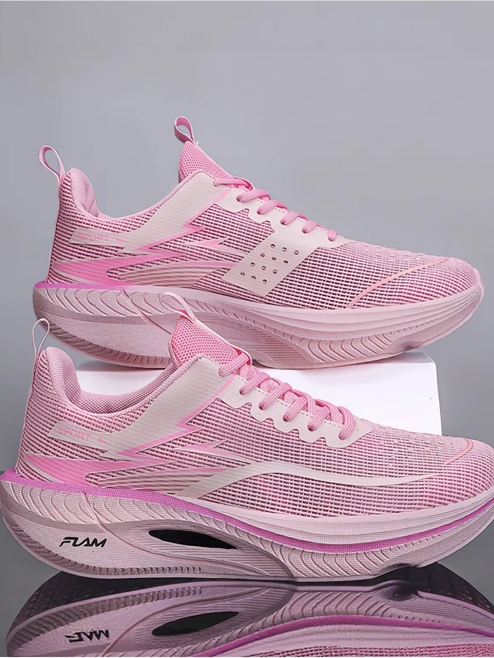 Lightweight Pink Women's Athletic Sneakers